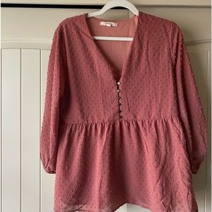 Large Blush Blouse from Bohme